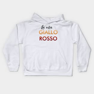 La Vita Giallo Rosso 2 Kids Hoodie